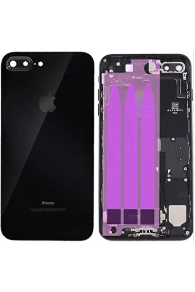 Genos Iphone 8 Plus Uyumlu Dolu Kasa Siyah Renk Şarj Soketi+on Off Flex+ses Flex Üstünde