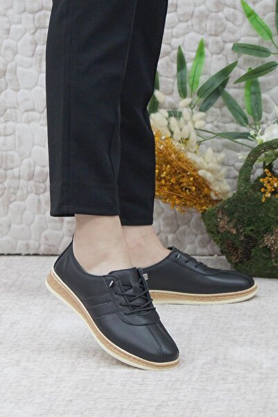 Mehmet Mete 043 Esnek Rahat Hakiki Deri Kadın Ayakkabı