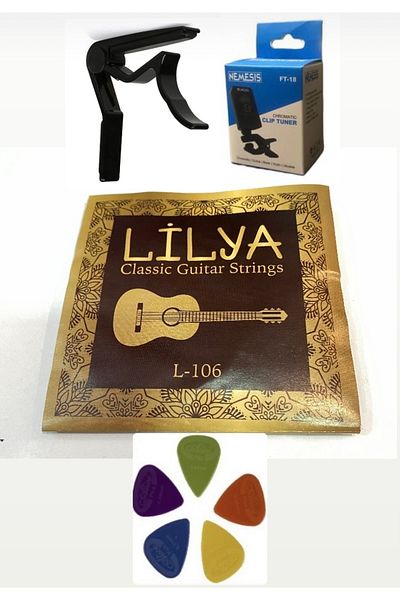 LİLYA Şenses Music Classic Guitar String Economical Set of 4