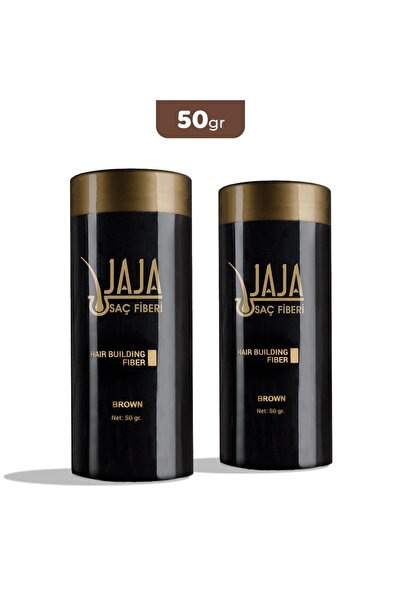 Jaja Saç Fiberi Brown 50 Gr X 2