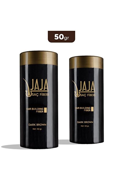 Jaja Saç Fiberi Dark Brown 50 Gr X 2