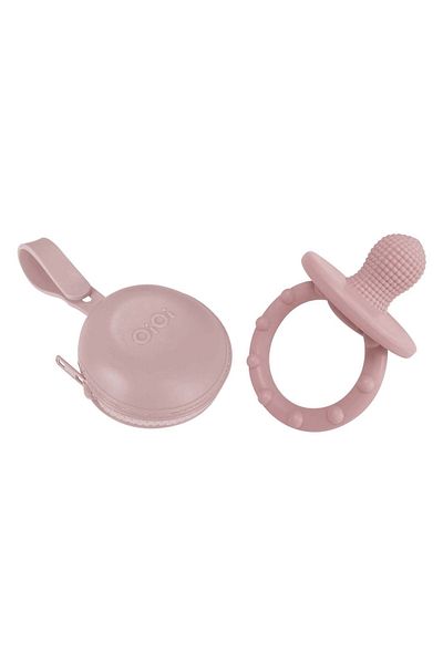 OiOi Silicone Gummy Teethers and Pod Pacifier Box