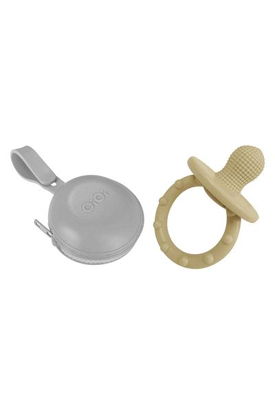 OiOi Silicone Gummy Teethers and Pod Pacifier Box