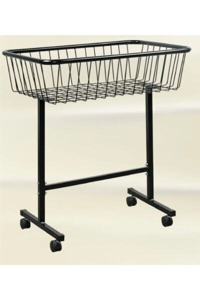 Acar Raf سلة المنتجات، سلة حمام السباحة، سلة سلكية 60 × 110 مع عجلات