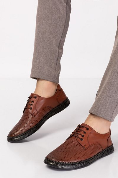 maximoda Γνήσιο δέρμα, καλοκαιρινό, αεριζόμενο, ραμμένο σόλα, εσωτερικό εξωτερικό δέρμα ανδρικά παπούτσια