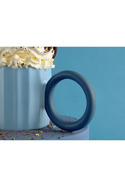 English Home Angled New Bone China Mug 260 Ml Light Blue