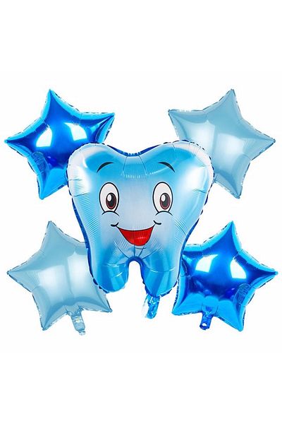 Mini Parti Mini Party Store Blue Tooth Balloon Set
