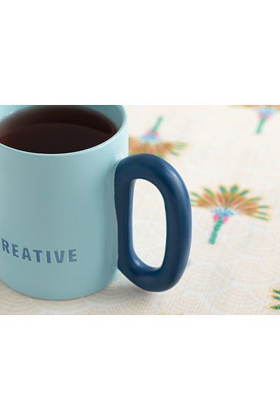English Home Creative New Bone China Mug 350 Ml Light Blue