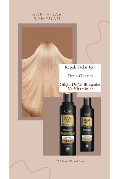 GAM Shampoo for Closed Hair 275 Ml, Hair Tips Protection Against Bifurcations and Fracture