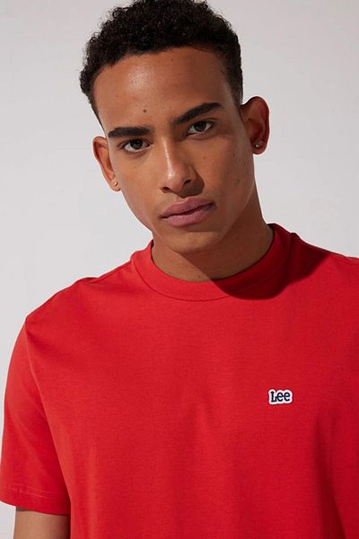 Lee 100% Cotton Regular Fit Crew Neck T Shirt Men's T Shirt L60ufq512