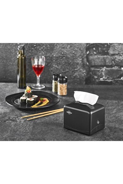 Rulopak Tekçek Mini Napkin Dispenser Black