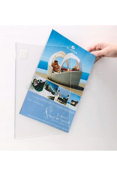 Pleksi Marketi A4 Wall Mounted Eco PC Foil 10 Pack
