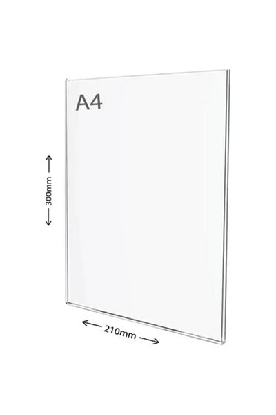 Pleksi Marketi A4 Wall Mounted Eco PC Foil 10 Pack
