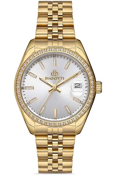 Bigotti Sport Stylish Stoned Women's Wristwatch