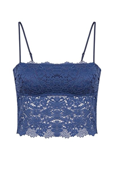 HAREM SUARE حمالة صدر نسائية باللون الأزرق بدون حمالات