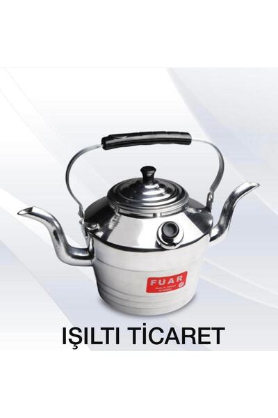 Genel Markalar Alüminyum Kamp Çaydanlığı - Süzgeçli Demlik - 2 Si 1 Arada Çif...