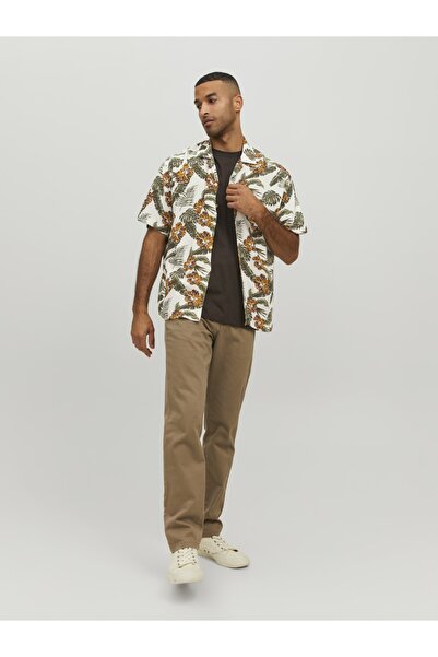 Jack & Jones Floral Patterned Short Sleeve Shirt - Jeff