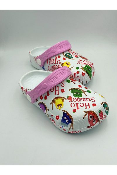 GEZER Angry Birds Patterned Girl's Croos Slippers