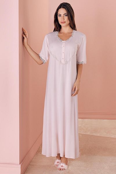 Espuar Women's 381 Combed Comfortable Maternity Single Nightgown