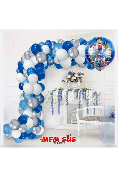 MFM Party Paw Oil Foil Chain Balloon Set