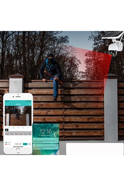 Urfakent 4g Sim Kartlı Güneş Enerjili Mobese Video Kamera Hafıza Kartı Dahildir Hediyelidir