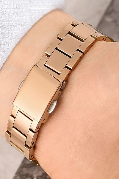 Ferrucci Steel Cord Women's Wrist Watch + Bracelet Gift