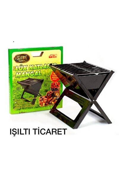 CEMRE Katlanır Mangal C14 Emaye Çanta Mangal Laptop Mangal