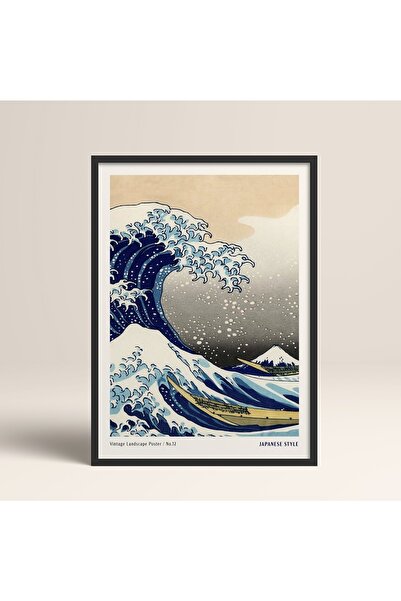 HOMEPACK Çerçeveli Japon Tarzı Nanbara Sakujiro Tablo 30x40cm 40x60cm 50x70cm...