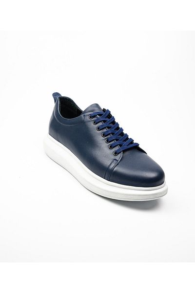Nobel 1058 Pantofi casual pentru bărbați din piele bleumarin