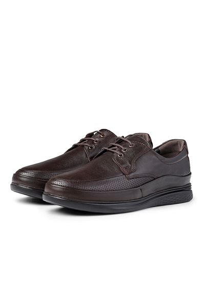 Ducavelli Poce Γνήσιο Δερμάτινο Comfort Orthopedic Ανδρικά Casual Παπούτσια, Πατερικά Παπούτσια, Ορθοπεδικά Παπούτσια