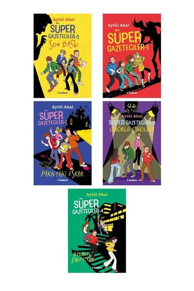 Tudem Yayınları Süper Gazeteciler Serisi 5 Kitap Set Aytül Akal