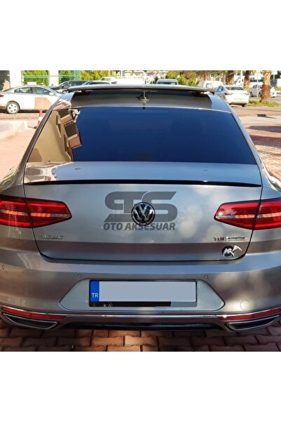 STS Oto Aksesuar Volkswagen Passat B8 8.5 Bagaj Üstü Black Piano Spoiler
