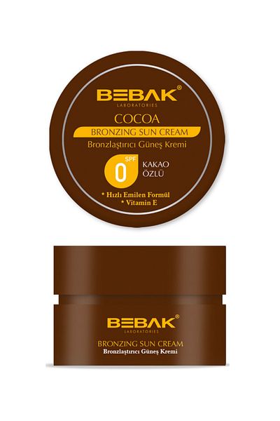 Bebak Bronzing Cocoa Extract Sunscreen - 100 Ml, 0 Spf, 2 Pieces