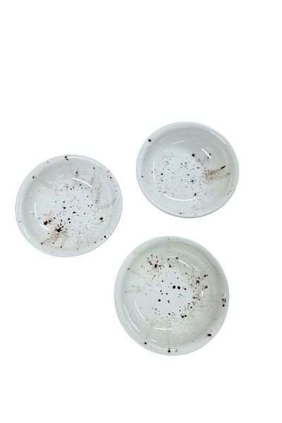Matar Endüstriyel Mutfak Ekipmanları 12cm Porcelain Laurel Model Cream Reactive Snack Bowl, Sauce Bowl, Breakfast