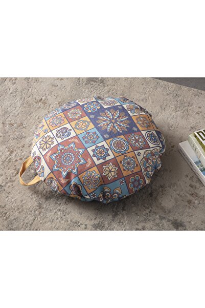 Ottoson Dekoratif Çok Amaçlı Iç Dolgulu Yer Minderi