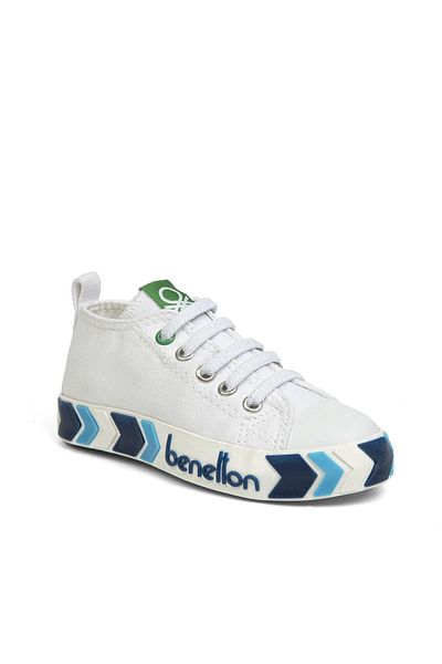Benetton ® |   Bn-30643 - 3394 Alb Bleumarin - Pantofi sport pentru copii