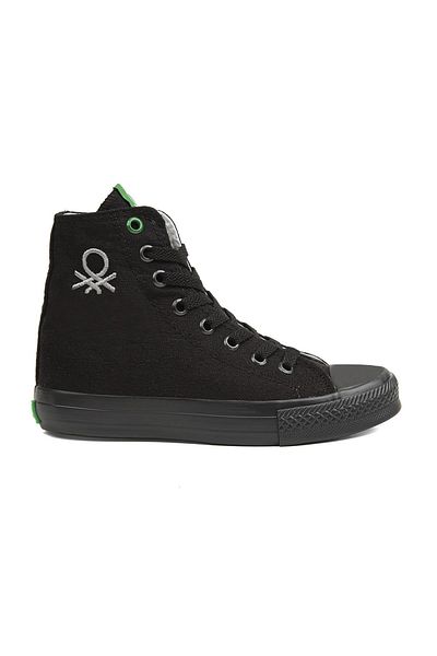 Benetton ® |   Bn-30628-3374 Negru Negru - Pantofi sport dama