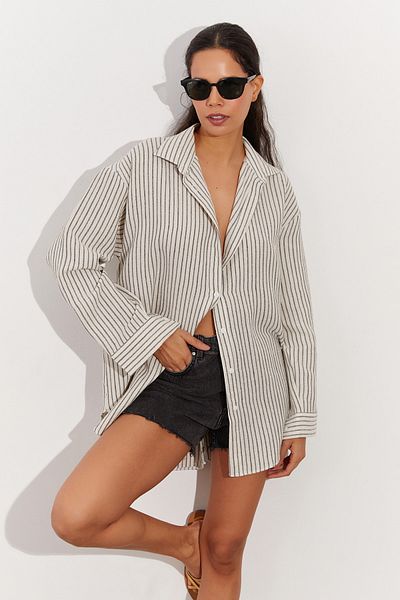 Cool & Sexy Shirt - Ecru - Regular fit