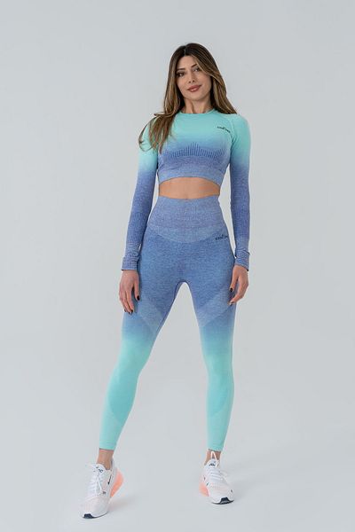 GYMXPRO Crop top fără cusături cu mânecă lungă (SINGLE TOP)