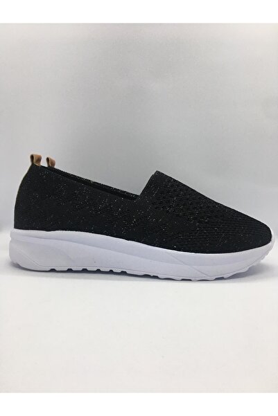 Ortopedia Kadın Ayakkabı 1296 - Siyah Simli
