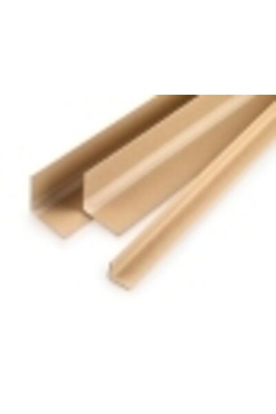EMPA Karton Köşebent 25adet - 40x40x4mm 200cm - Palet Köşebent - Köşe Koruma Kartonu