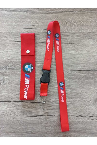 DEKA GARAGE Compatibil Bmw Culoare roșie de înaltă calitate Tongue & Tow Rope / Umeraș pentru oglindă auto și frânghie pentru oglindă