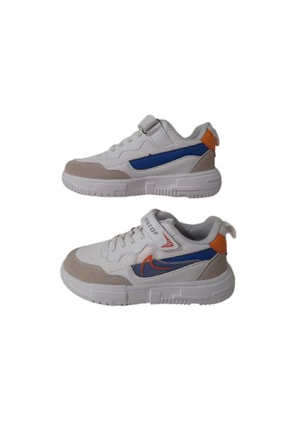 Best Of Bestof Pantofi alb cu velcro pentru copii Best 526322