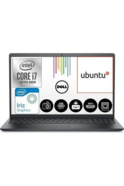 Dell Inspiron 3520 I7-1255u 8gb 512gb Ssd 15.6" Fhd Ubuntu Taşınabilir Bilgis...
