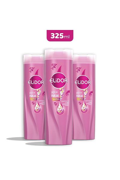 Elidor Superblend 325 Ml Strong and Shiny Shampoo - X 3