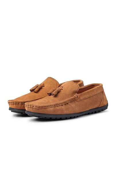 Ducavelli Fransen Γνήσιο Δερμάτινο Ανδρικά Παπούτσια Casual, Loafer Shoes, Light Shoes, Tassel Loaf