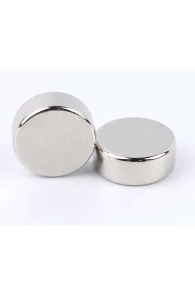 Dünya Magnet Yuvarlak Süper Güçlü Neodyum Mıknatıs 2 Adet 25 mm * 10 mm