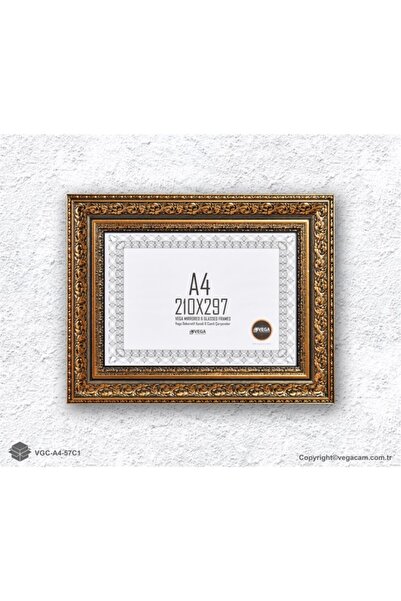 VEGA 21x30 Dekoratif Diploma Sertifika Çerçevesi A4