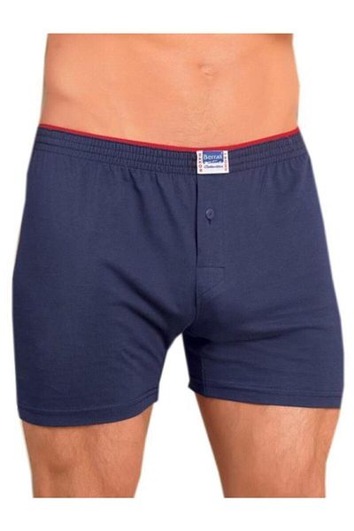 Berrak Ανδρικά μπόξερ Navy Blue - Απλό και με κουμπιά
