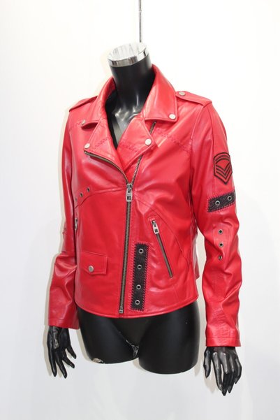 Metins Leather Kadın Deri Mont